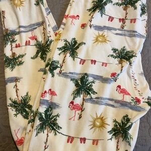 Tropical Flamingo Print pj Pants